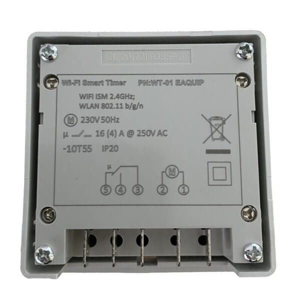 Wifi controlled timer clock